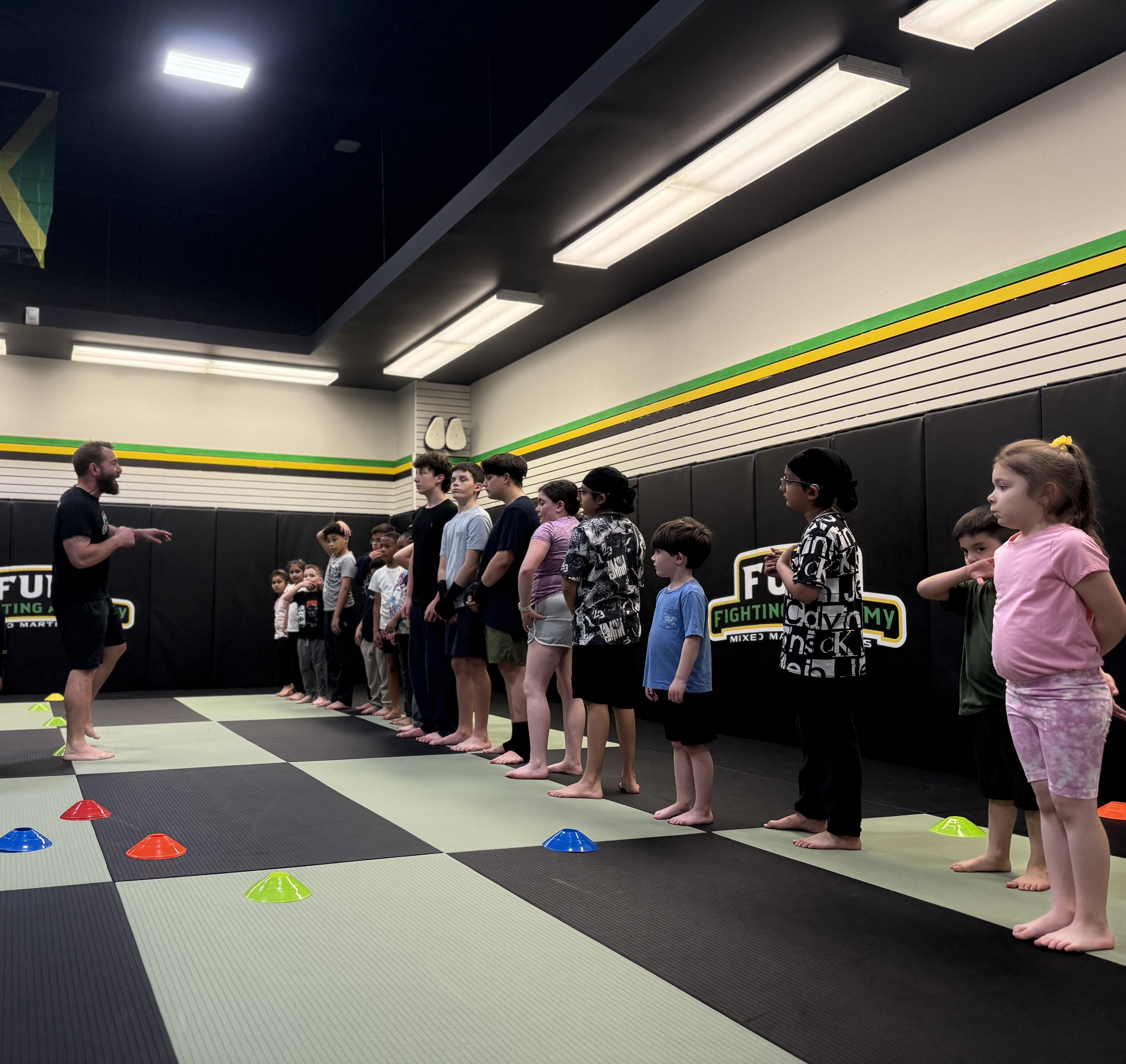 Kids martial arts training at Funk Fighting Academy Farmingdale